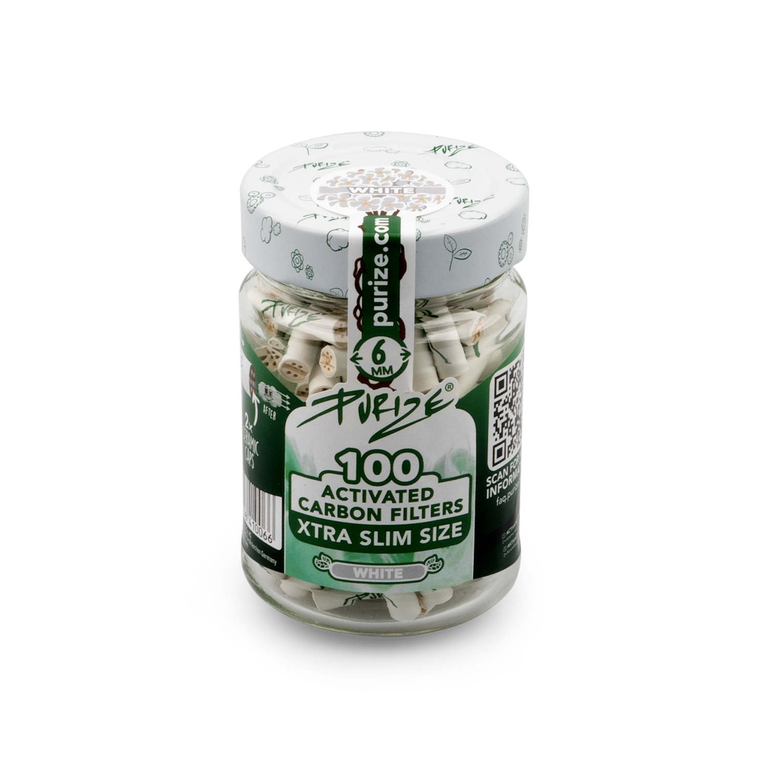 PURIZE 100 XTRA Slim Size Glas - 420GEEKS