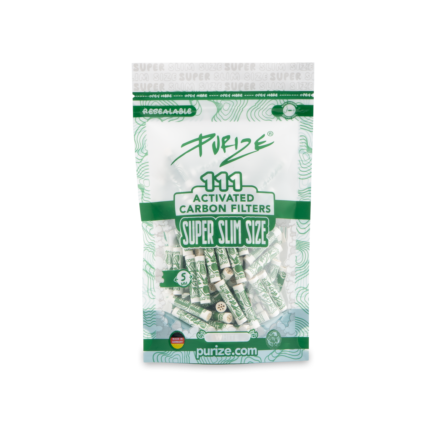 PURIZE 111er SUPER Slim Size White - 420GEEKS